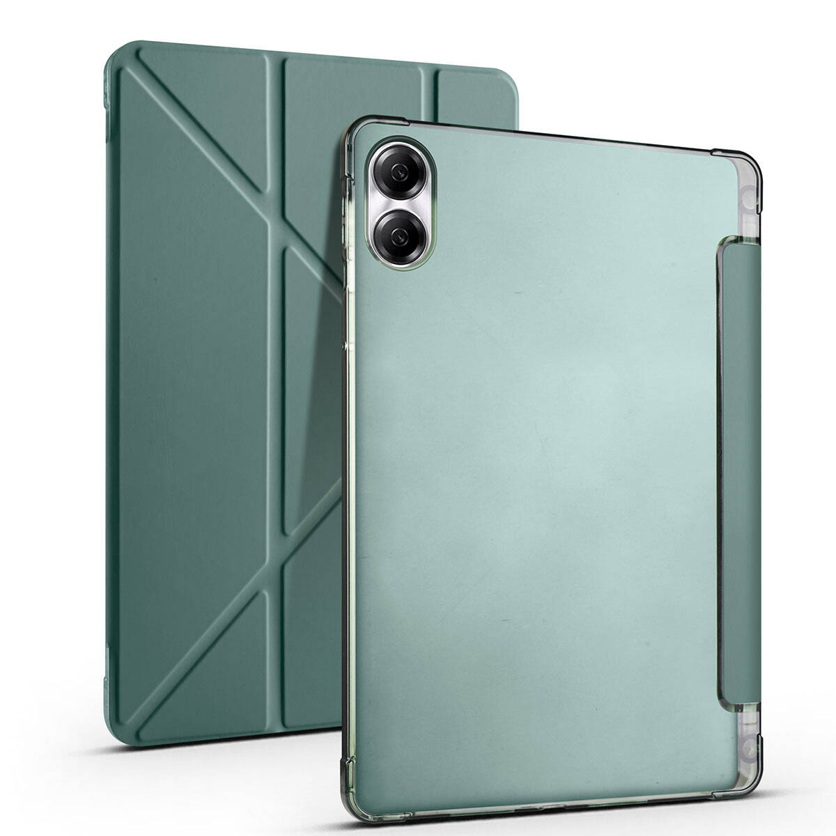 Huawei Honor Pad X8 Pro 11.5' Kılıf Zore Tri Folding Kalem Bölmeli Standlı Kılıf Rose Gold