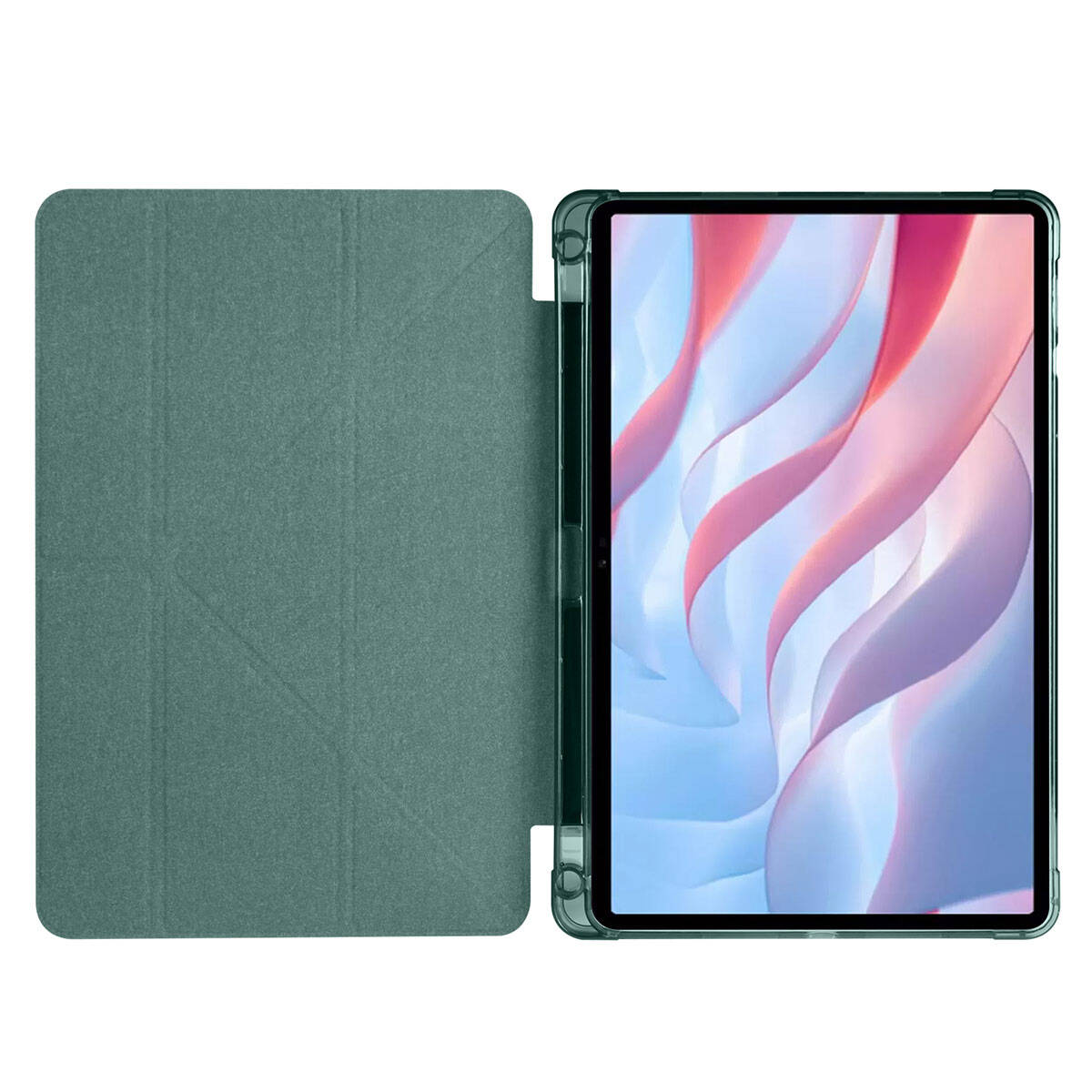 Huawei Honor Pad X8 Pro 11.5' Kılıf Zore Tri Folding Kalem Bölmeli Standlı Kılıf Kırmızı