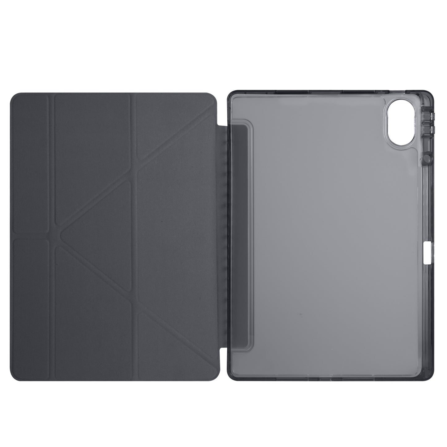 Huawei Matepad 12X Kılıf Zore Tri Folding Kalem Bölmeli Standlı Kılıf Koyu Yeşil