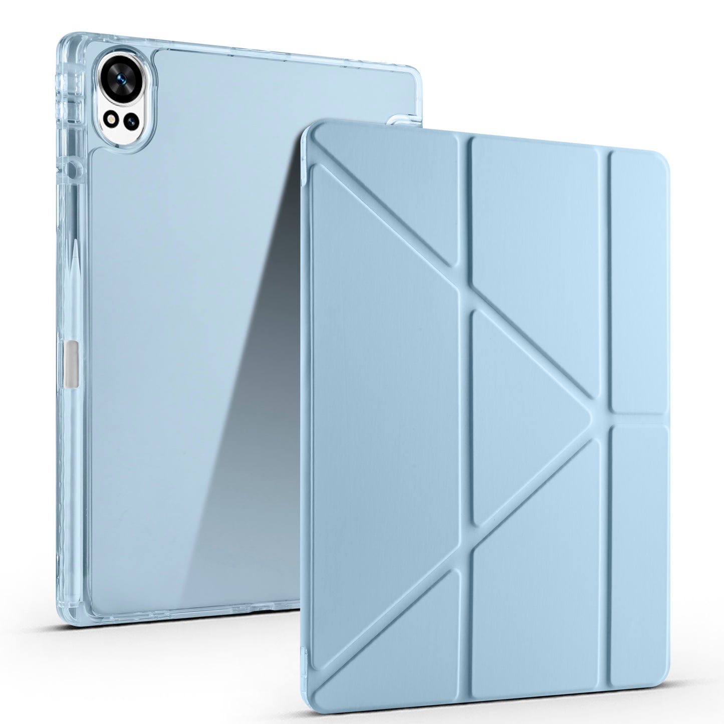 Huawei Matepad 12X Kılıf Zore Tri Folding Kalem Bölmeli Standlı Kılıf Koyu Yeşil