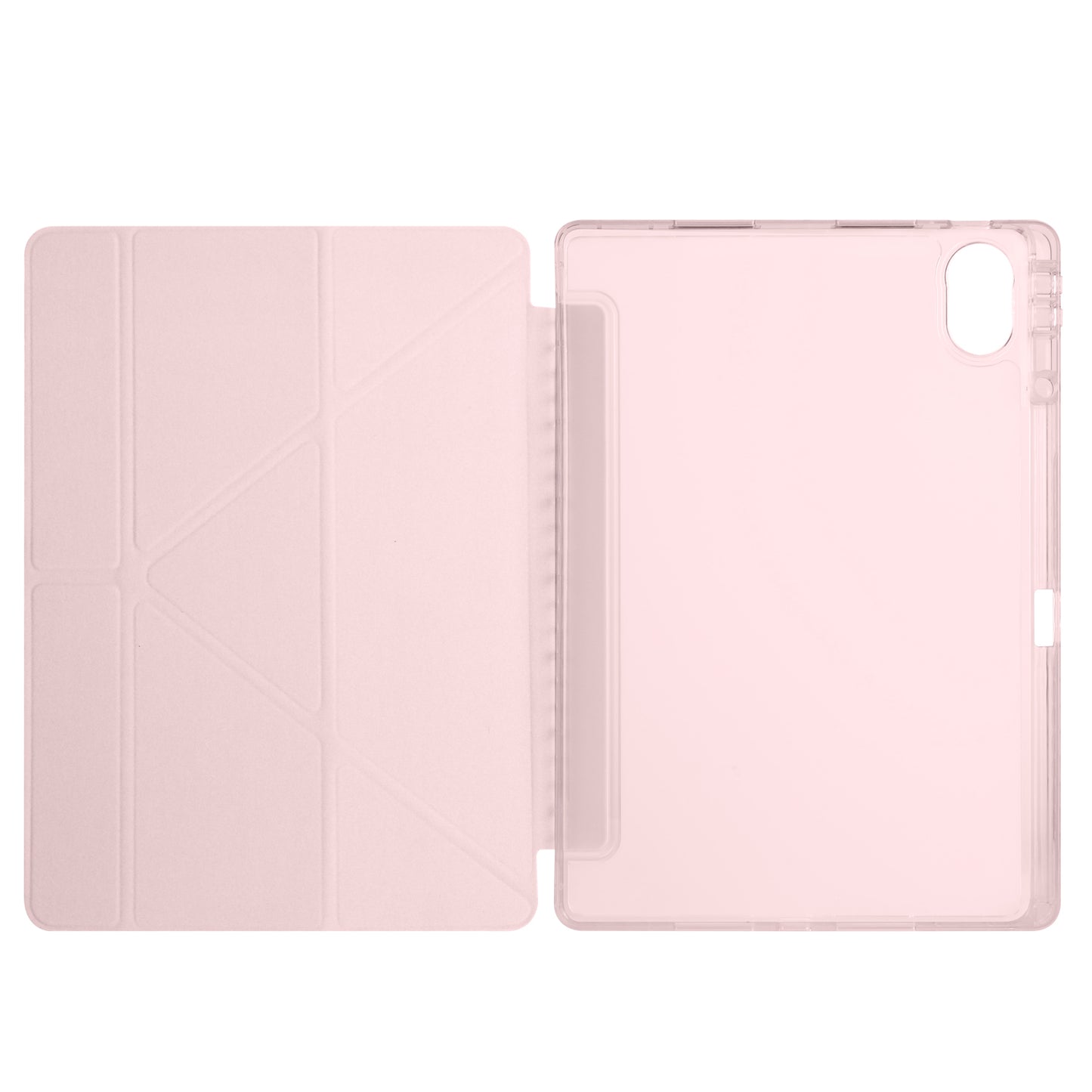 Huawei Matepad 12X Kılıf Zore Tri Folding Kalem Bölmeli Standlı Kılıf Lacivert