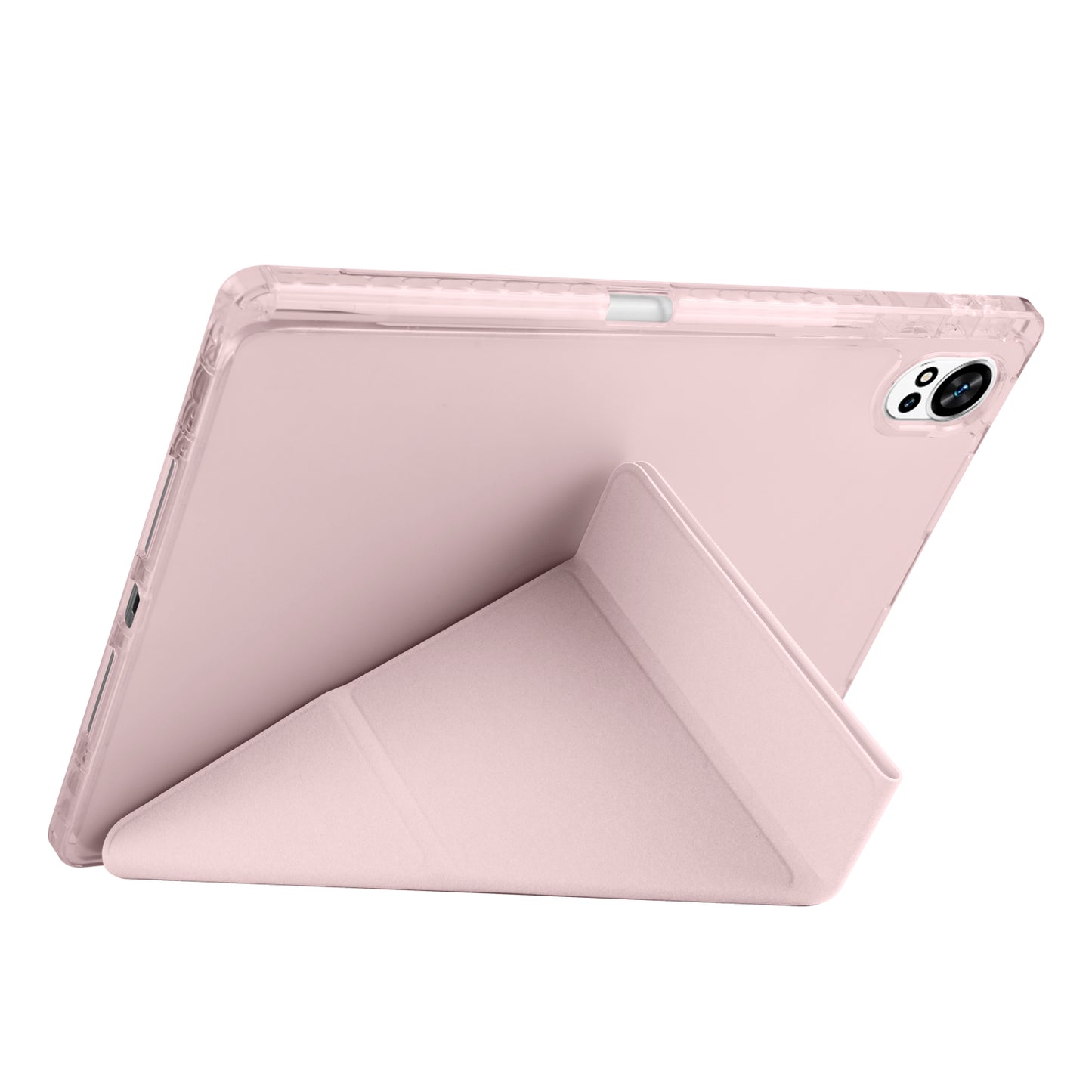 Huawei Matepad 12X Kılıf Zore Tri Folding Kalem Bölmeli Standlı Kılıf Koyu Yeşil