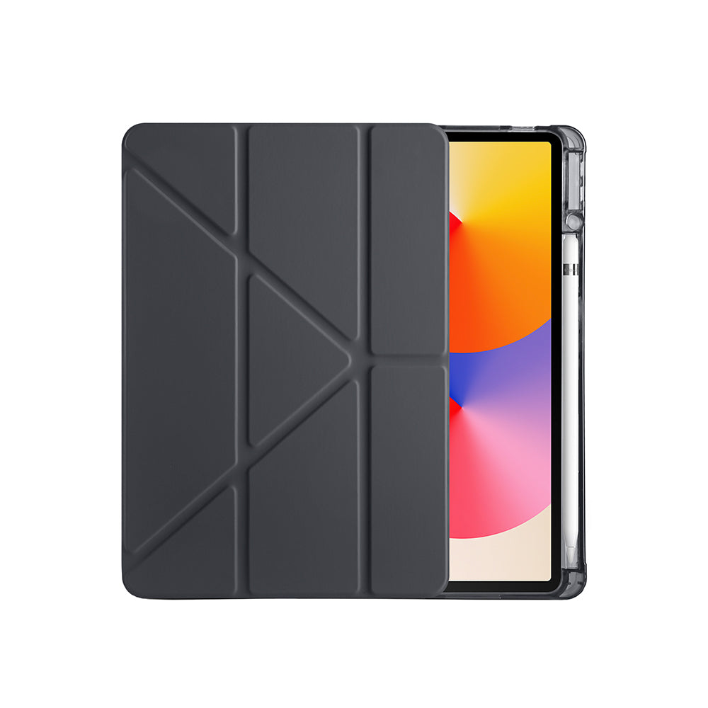 Huawei Matepad SE 11 Kılıf Zore Tri Folding Kalem Bölmeli Standlı Kılıf Lila