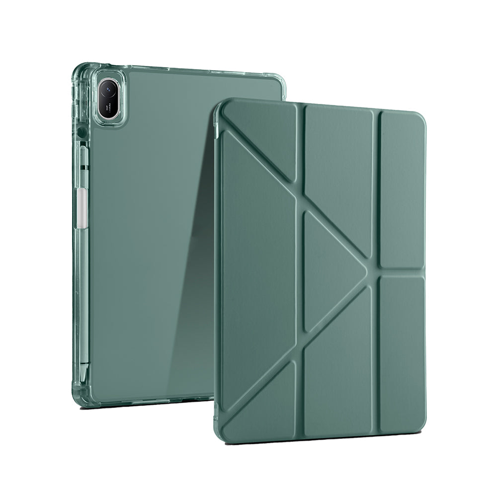 Huawei Matepad SE 11 Kılıf Zore Tri Folding Kalem Bölmeli Standlı Kılıf Siyah