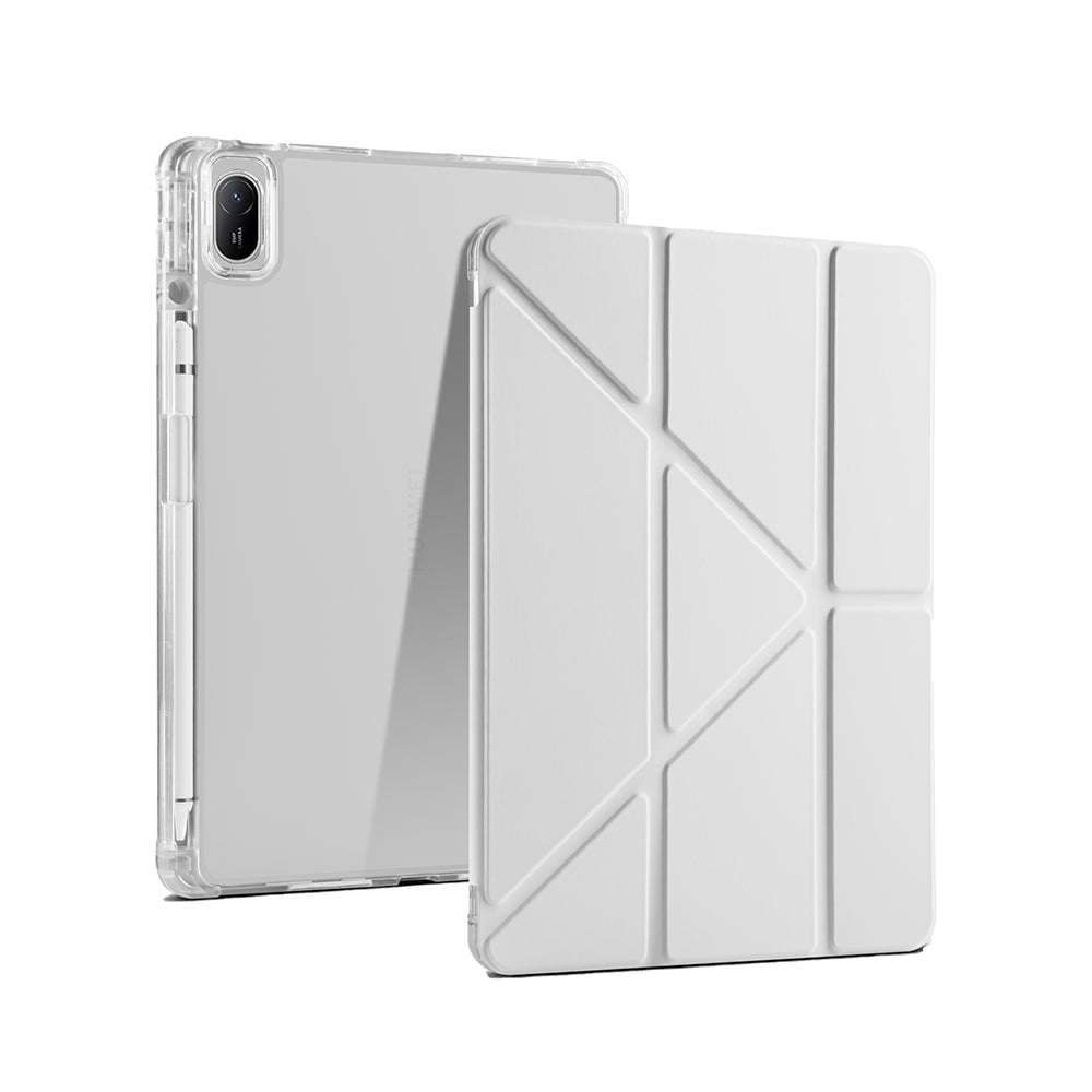 Huawei Matepad SE 11 Kılıf Zore Tri Folding Kalem Bölmeli Standlı Kılıf Lacivert