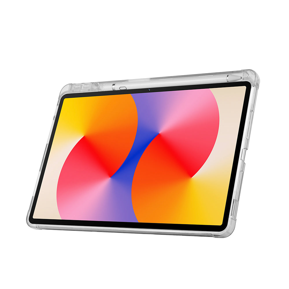 Huawei Matepad SE 11 Kılıf Zore Tri Folding Kalem Bölmeli Standlı Kılıf Koyu Yeşil