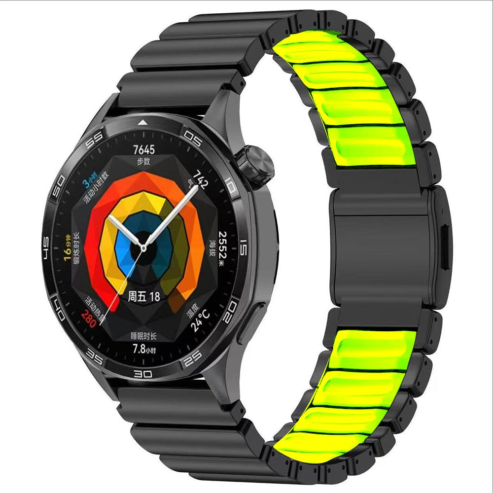 Huawei Watch GT 5 Pro 46mm Zore KRD-151 22mm Metal Silikon Kordon