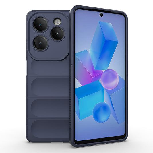 İnfinix Hot 40 Pro Kılıf Esnek TPU Oyuklu Arka Yüzey Tasarımlı Zore Etnik Silikon Kapak