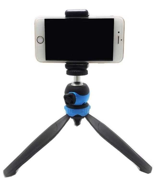 Jmary MT-20 Tripod 360 Derece Oynar Başlıklı Çok Yönlü Kısa Telefon Sabitleyici 16 cm Siyah