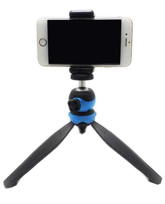 Jmary MT-20 Tripod 360 Derece Oynar Başlıklı Çok Yönlü Kısa Telefon Sabitleyici 16 cm Gri