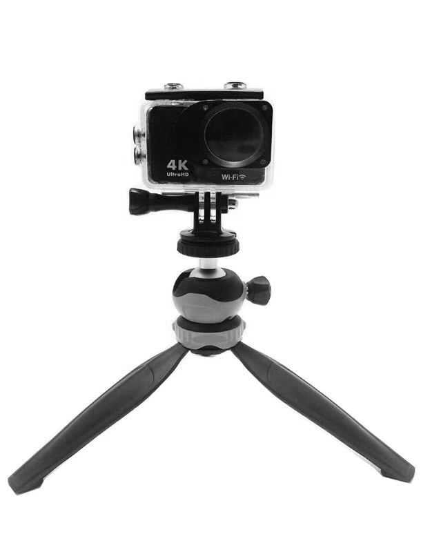 Jmary MT-20 Tripod 360 Derece Oynar Başlıklı Çok Yönlü Kısa Telefon Sabitleyici 16 cm Gri