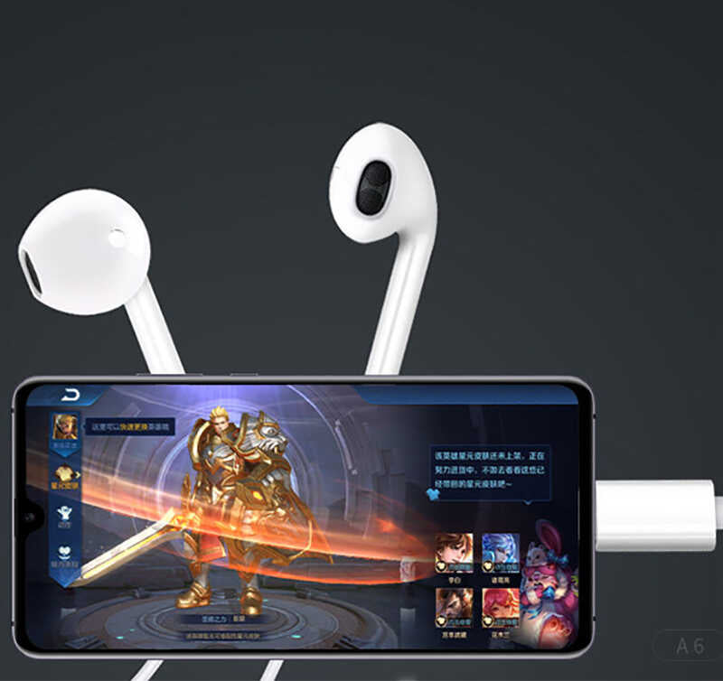 Lapas A6 Type-C Kulaklık Siyah