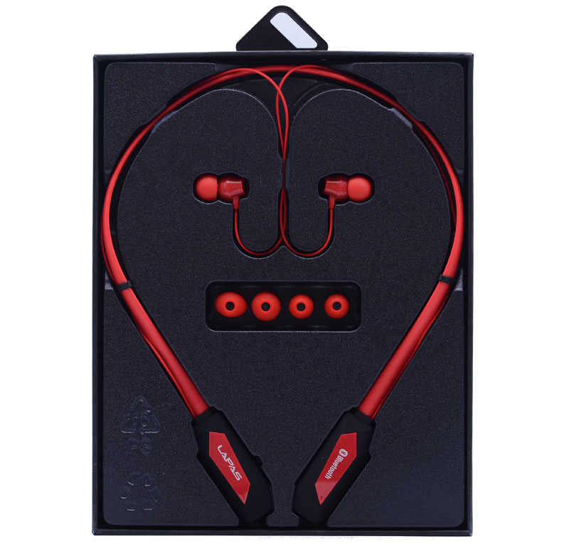 Lapas E50 Bluetooth Kulaklık Kırmızı