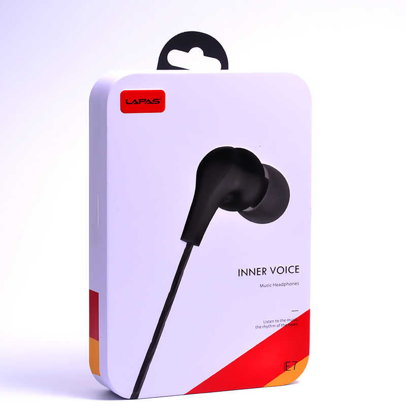 Lapas E7 3.5 mm Mp3 Stereo Kulaklık Siyah