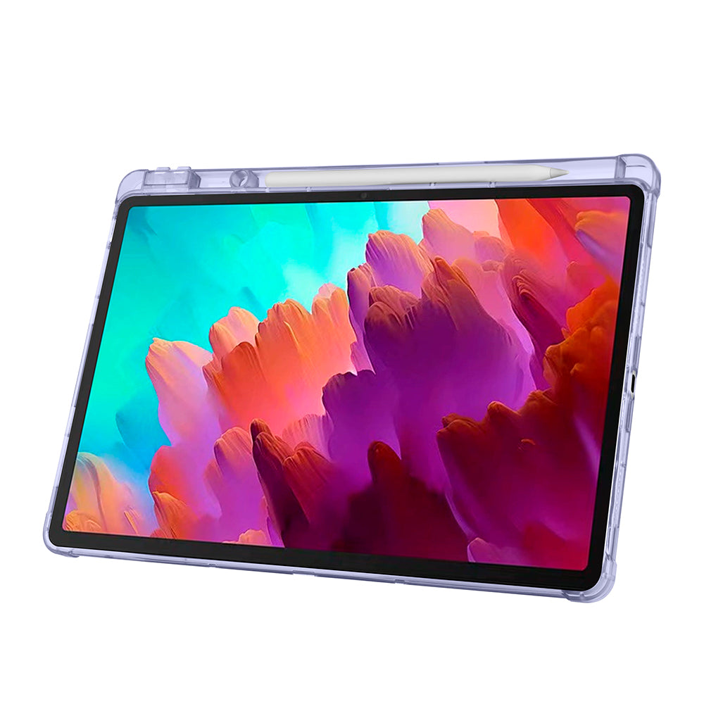 Lenovo Idea Tab Pro 12.7 TB-373FU Kılıf Zore Tri Folding Kalem Bölmeli Standlı Kılıf Siyah