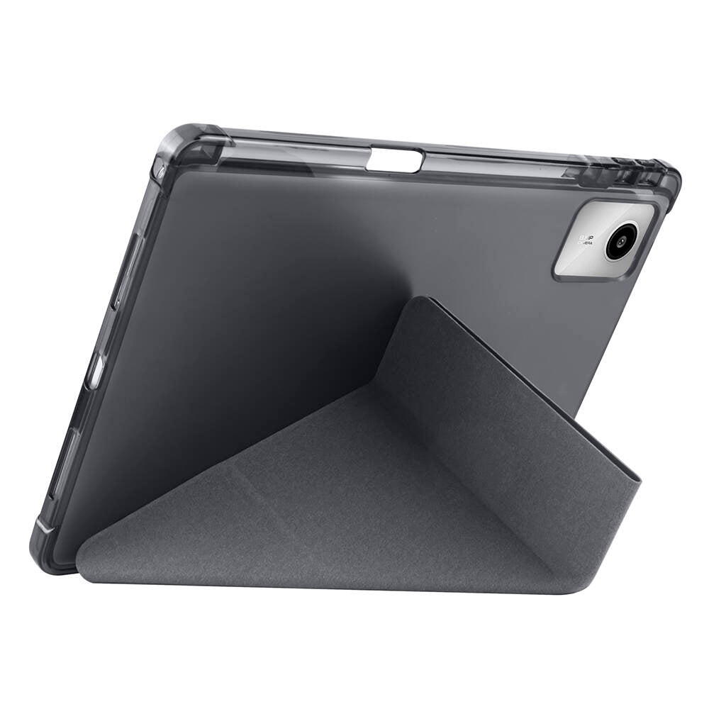 Lenovo M11 TB-330FU Kılıf Zore Tri Folding Kalem Bölmeli Standlı Kılıf Lacivert