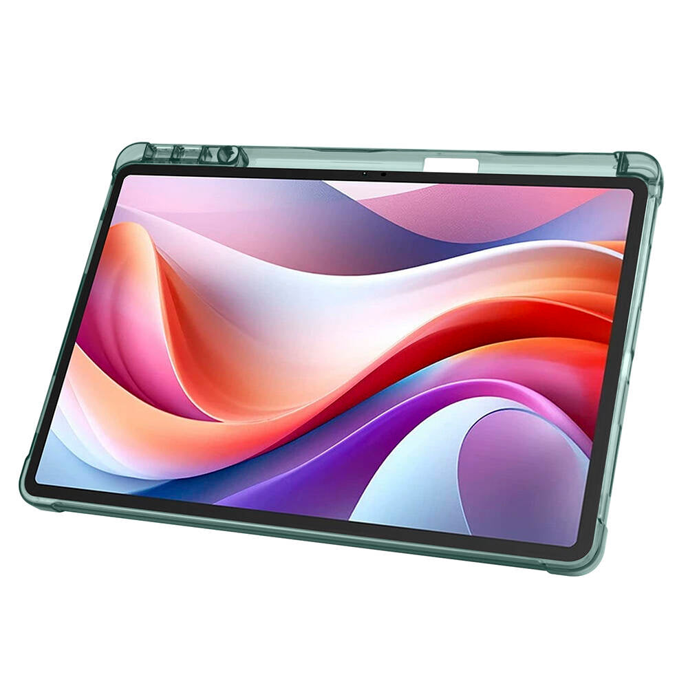 Lenovo M11 TB-330FU Kılıf Zore Tri Folding Kalem Bölmeli Standlı Kılıf Lacivert