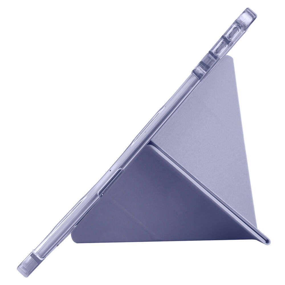 Lenovo M11 TB-330FU Kılıf Zore Tri Folding Kalem Bölmeli Standlı Kılıf Lacivert