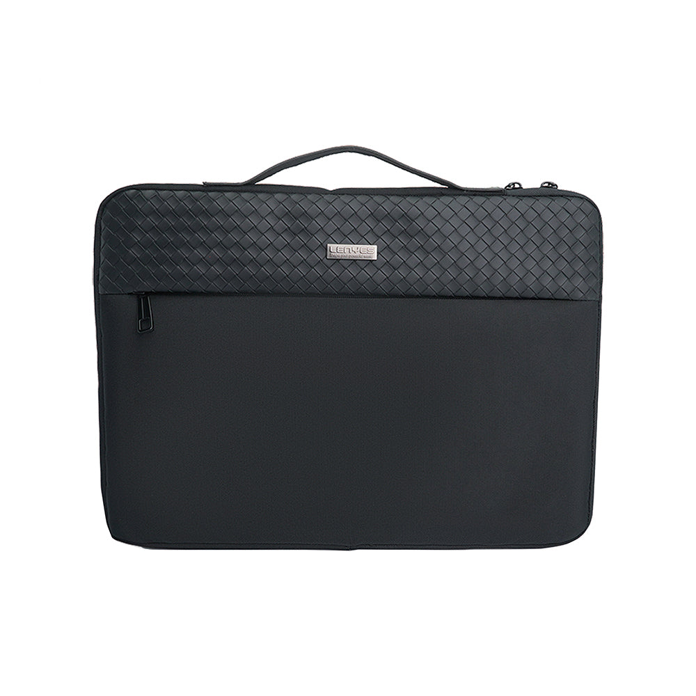 Lenyes LB556 Voyagers Serisi 1200D Su Geçirmez 15-16 inç Laptop Çantası Siyah