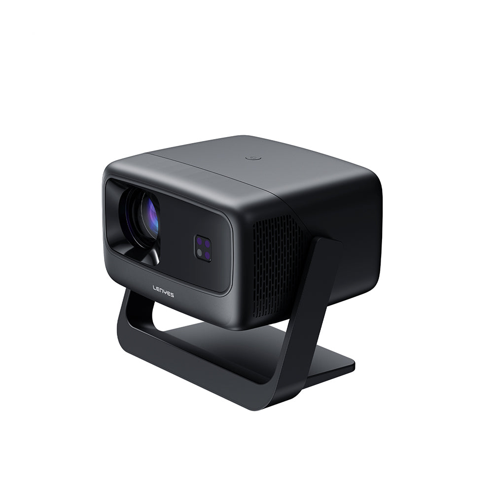 Lenyes LPR02 4.45” LCD 360 Derece Dönebilen Otomatik Netleme Özellikli Projektör Yansıtma Cihazı Koyu Gri