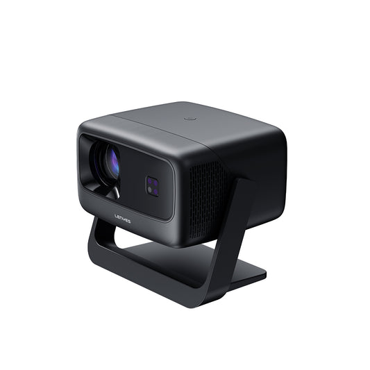 Lenyes LPR02 4.45” LCD 360 Derece Dönebilen Otomatik Netleme Özellikli Projektör Yansıtma Cihazı Koyu Gri