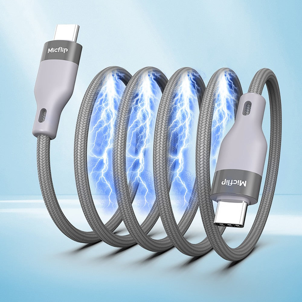 Micflip A25 Type-C to Type-C PD Hızlı Şarj Özellikli Data ve Şarj Kablosu 240W 2M