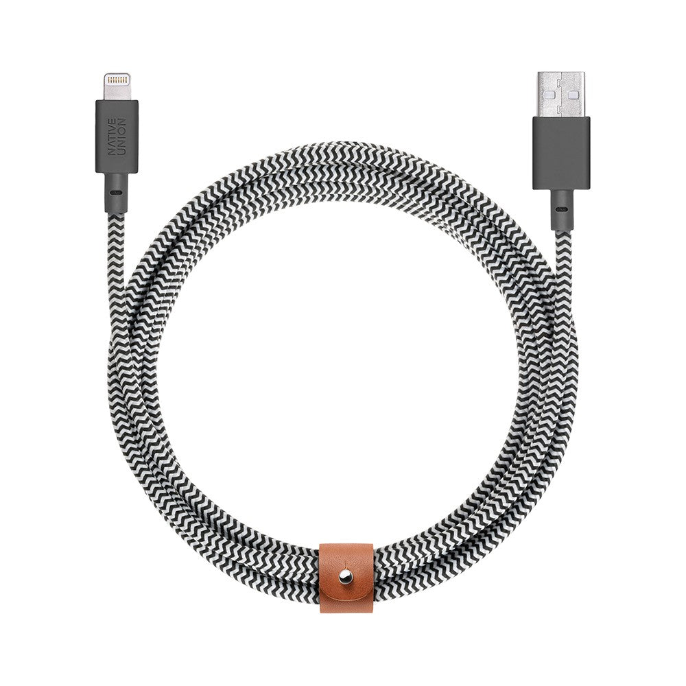 Native Union Belt Serisi USB-A to Lightning Şarj Kablosu 3M
