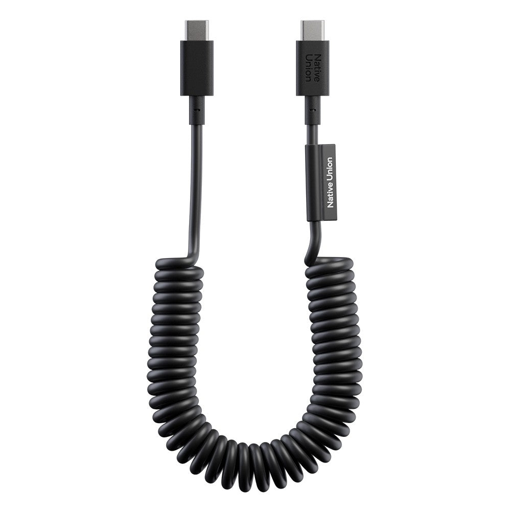 Native Union POP Serisi Type-C to Type-C Spiralli Şarj Kablosu 60W 1.2M