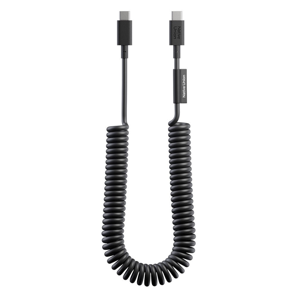 Native Union POP Serisi Type-C to Type-C Spiralli Şarj Kablosu 60W 2.4M