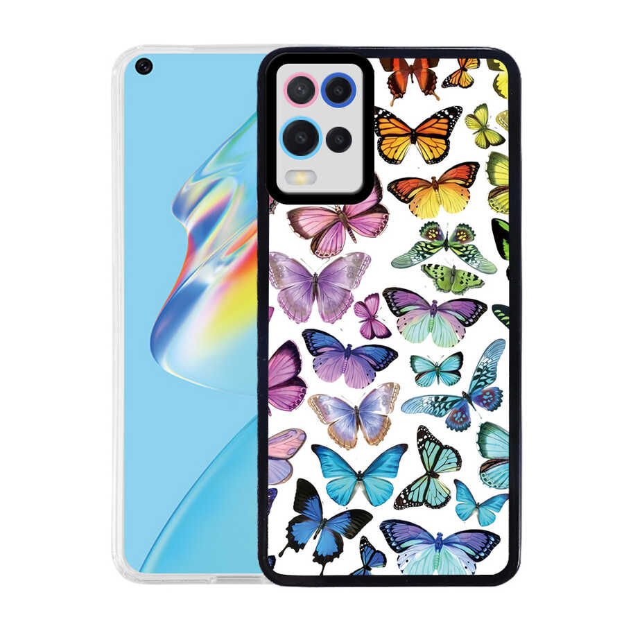 Oppo A54 4G Kılıf Zore M-Fit Desenli Kapak