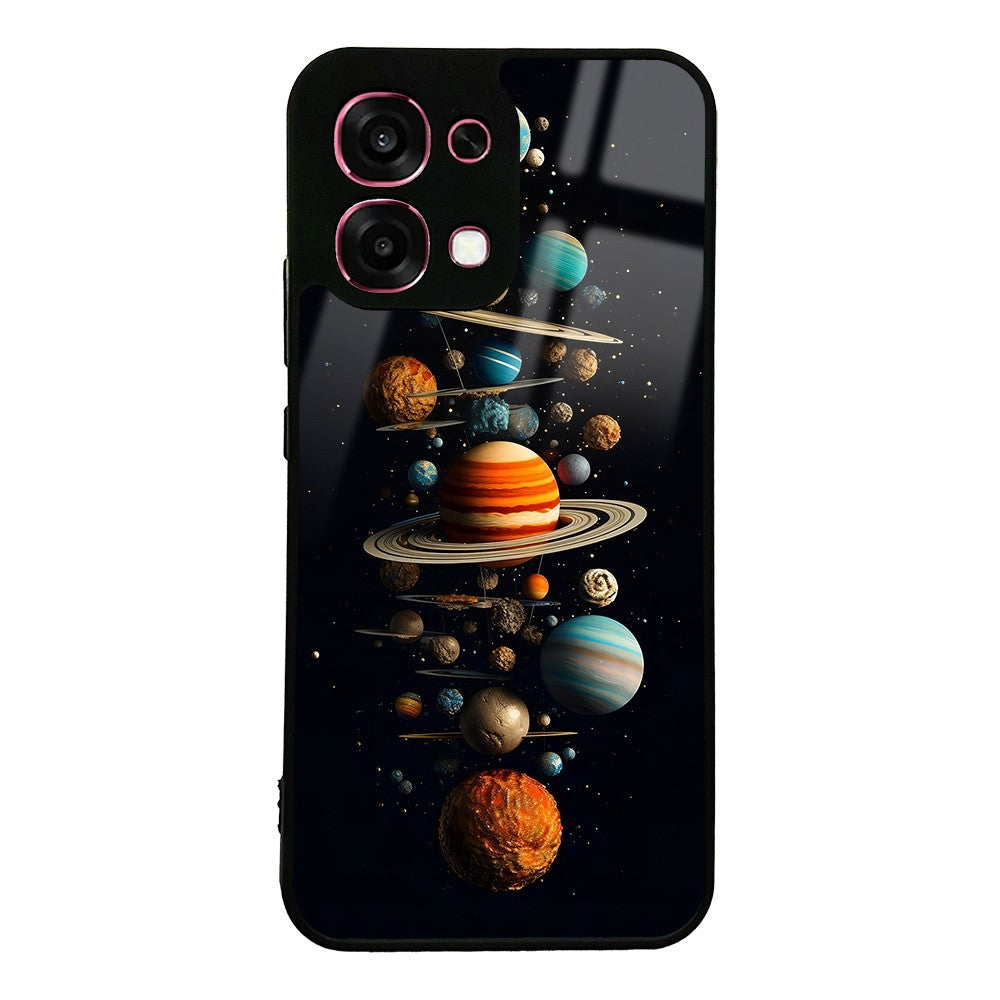 Oppo A6 Pro Kılıf Kamera Korumalı Desenli Zore Lusi Kapak