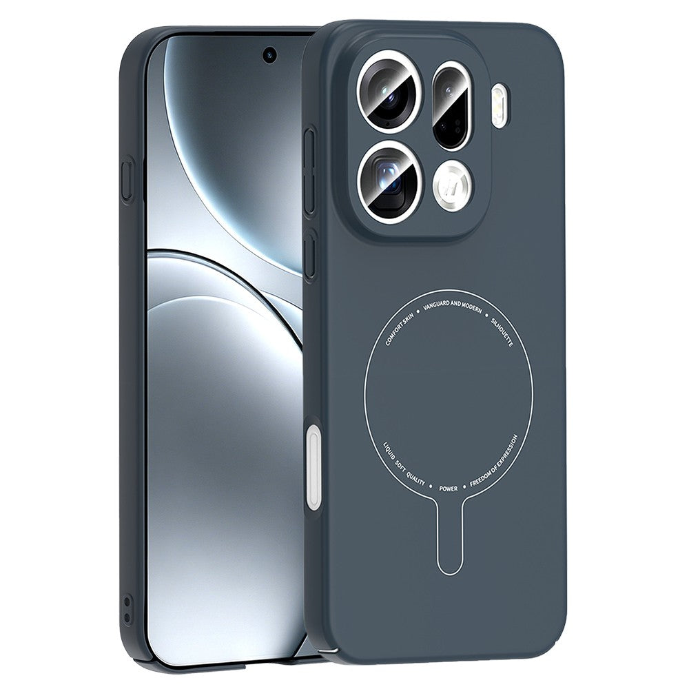 Oppo Find X9 Pro Kılıf M-Safe Şarj Özellikli Kamera Korumalı Zore Elio Sert PC Kapak