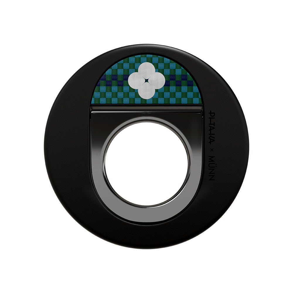 Pitaka Aramid Fiber Flora in Grid Serisi MagEZ Grip 3 Magnetik Ring Stand Telefon Tutucu