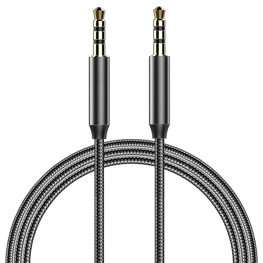 Recci RH01 3.5mm to 3.5mm AUX Audio Kablo Siyah