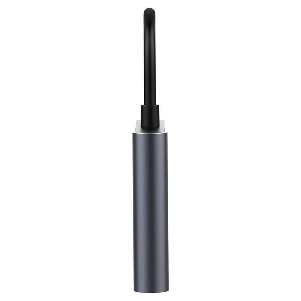 Recci RH05 Type-C to Type-C PD100W + HDMI 4K@30Hz + USB3.0 Bağlantı Özellikli 3in1 Hub Gri