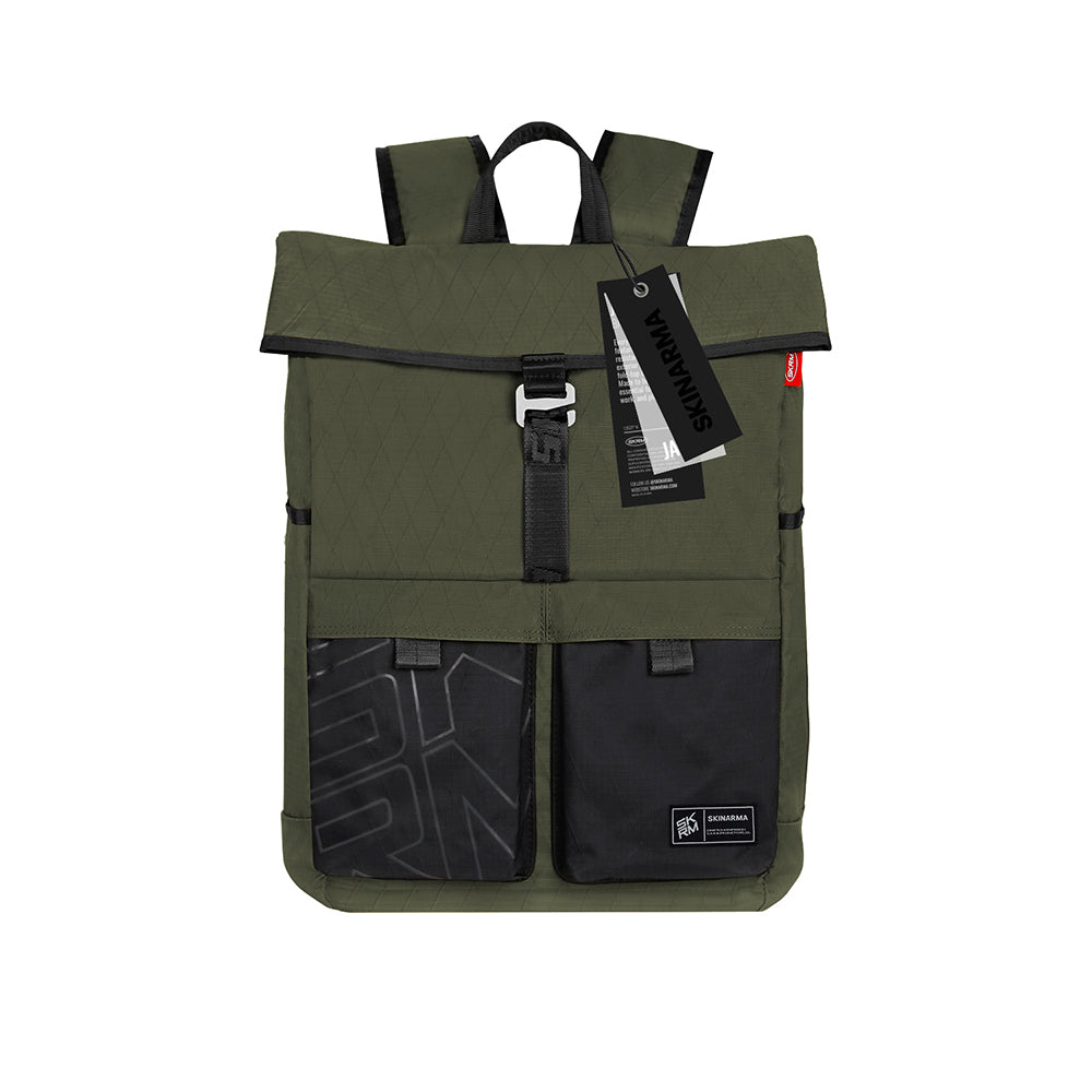 Skinarma Jager Serisi Naylon Scout Sırt Çantası Yeşil