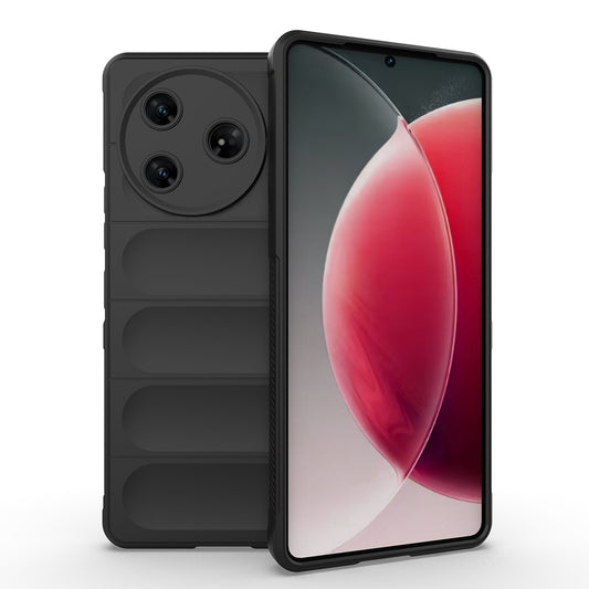 Tecno Camon 30 Pro 5G Kılıf Esnek TPU Oyuklu Arka Yüzey Tasarımlı Zore Etnik Silikon Kapak