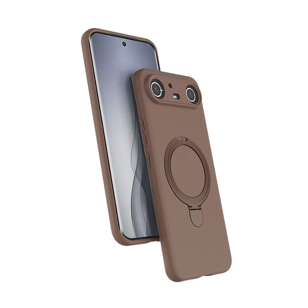 Tecno Spark Slim 5G Kılıf M-safe Şarj Özellikli Standlı Zore Samara Kapak