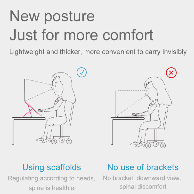 Voero V-01 Laptop Standı Rose Gold