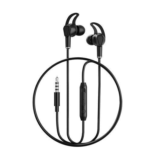 Wiwu EB309 Hi-Fi Ses Kaliteli 3.5mm Kulakiçi Kulaklık Siyah