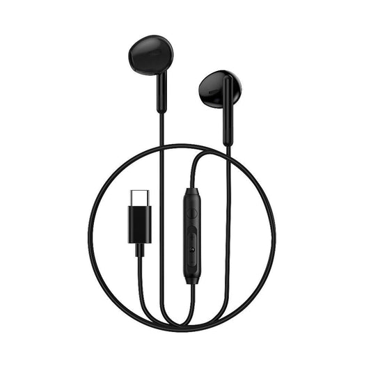 Wiwu EB314 Hi-Fi Ses Kaliteli Type-C Kulakiçi Kulaklık Siyah