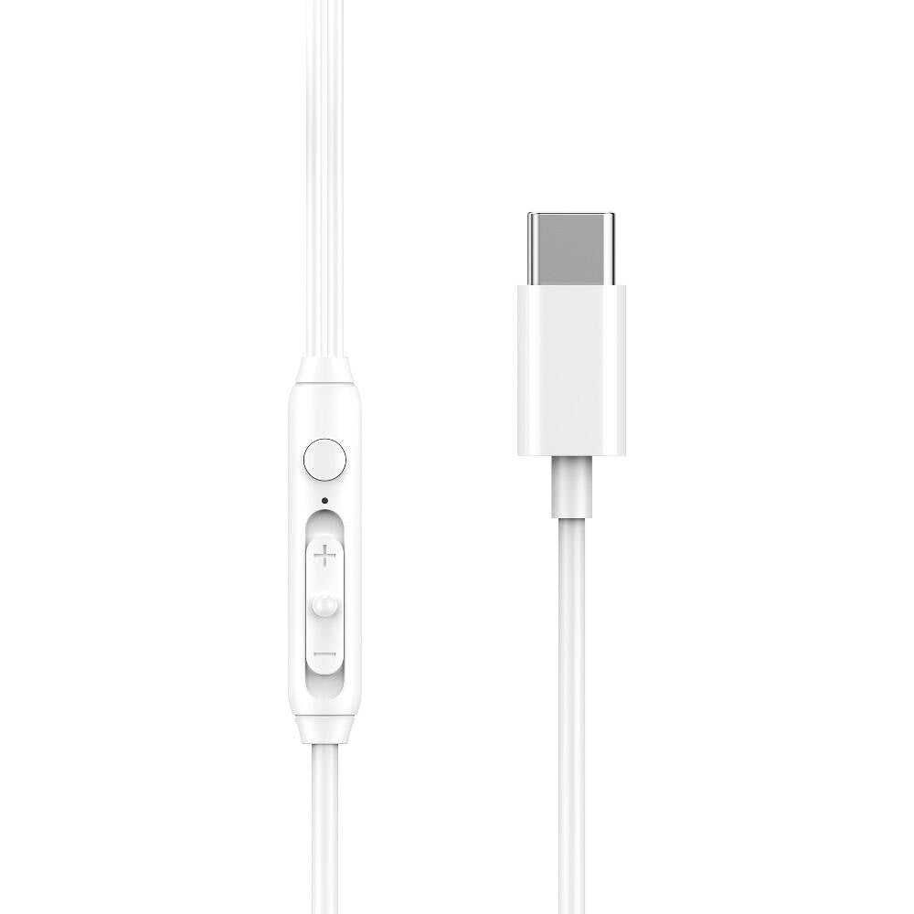 Wiwu EB314 Hi-Fi Ses Kaliteli Type-C Kulakiçi Kulaklık Beyaz