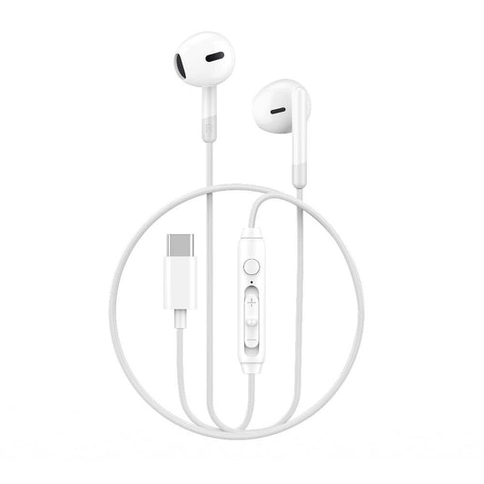 Wiwu EB314 Hi-Fi Ses Kaliteli Type-C Kulakiçi Kulaklık Beyaz