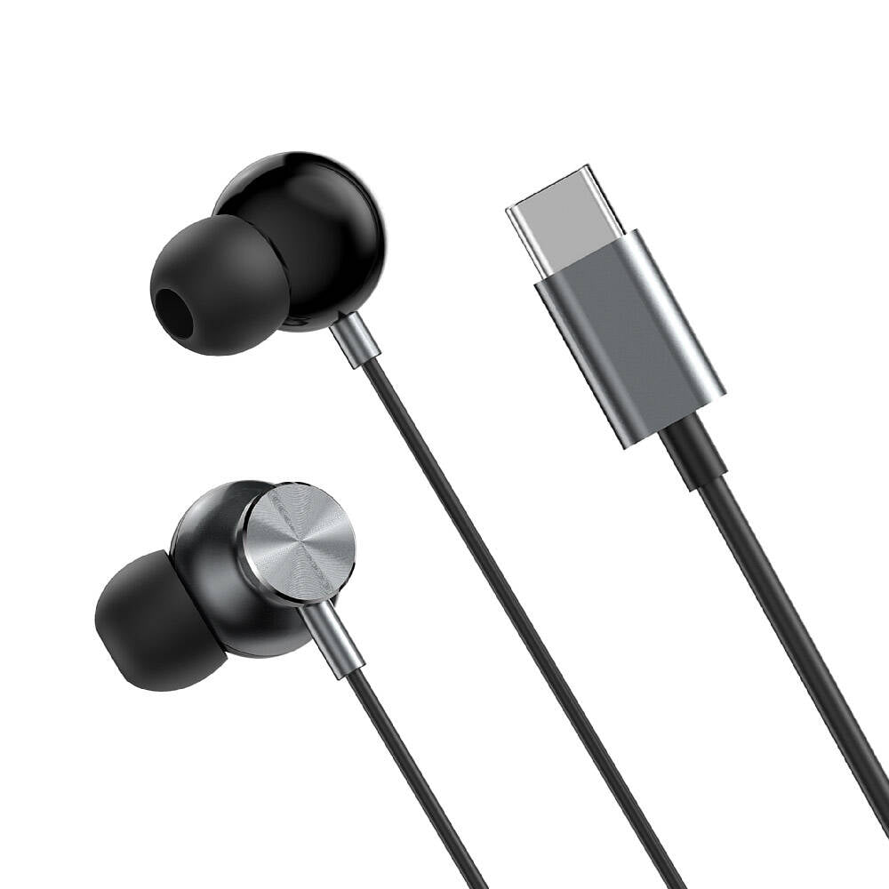 Wiwu EB315 Hi-Fi Ses Kaliteli Type-C Kulakiçi Kulaklık Gri