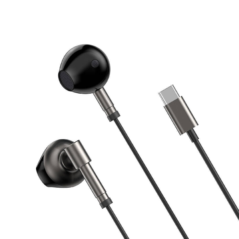 Wiwu EB316 Hi-Fi Ses Kaliteli Type-C Kulakiçi Kulaklık Siyah