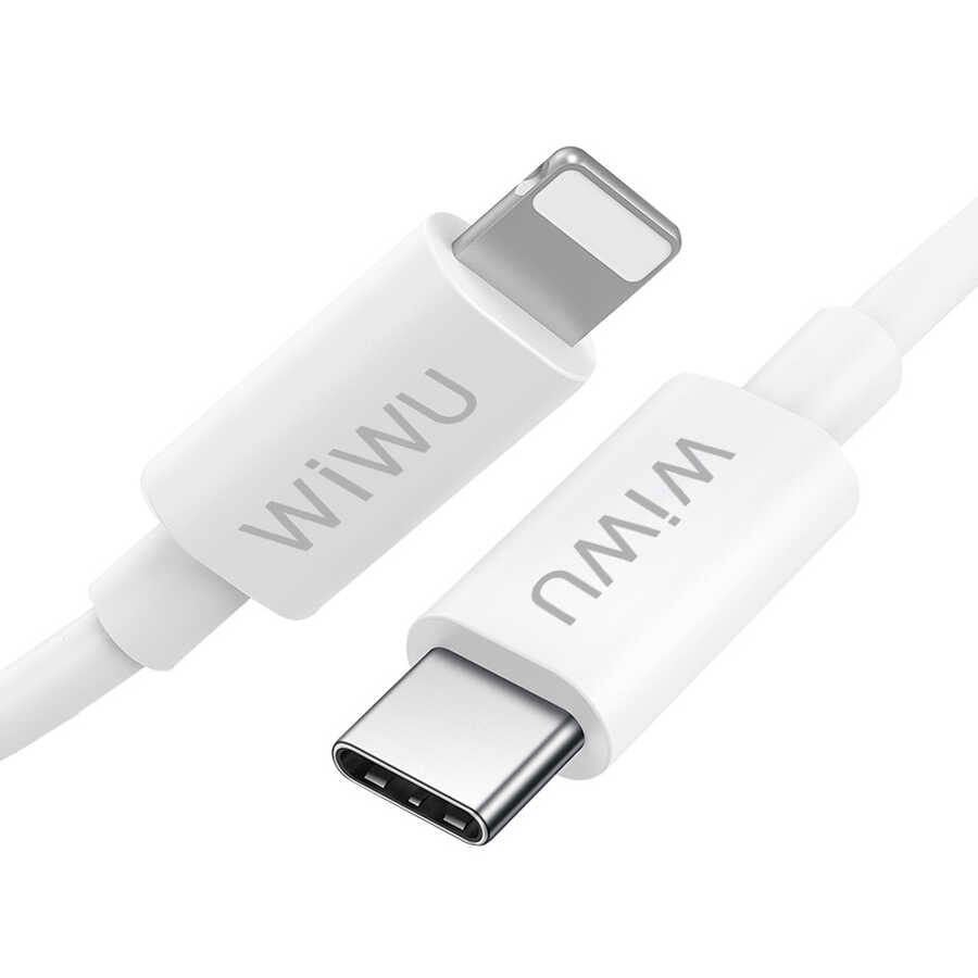 Wiwu G90 20W PD To Lightning Kablo 1M Beyaz
