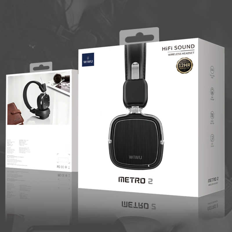 Wiwu Metro 2 Bluetooth Kulaklık Gri