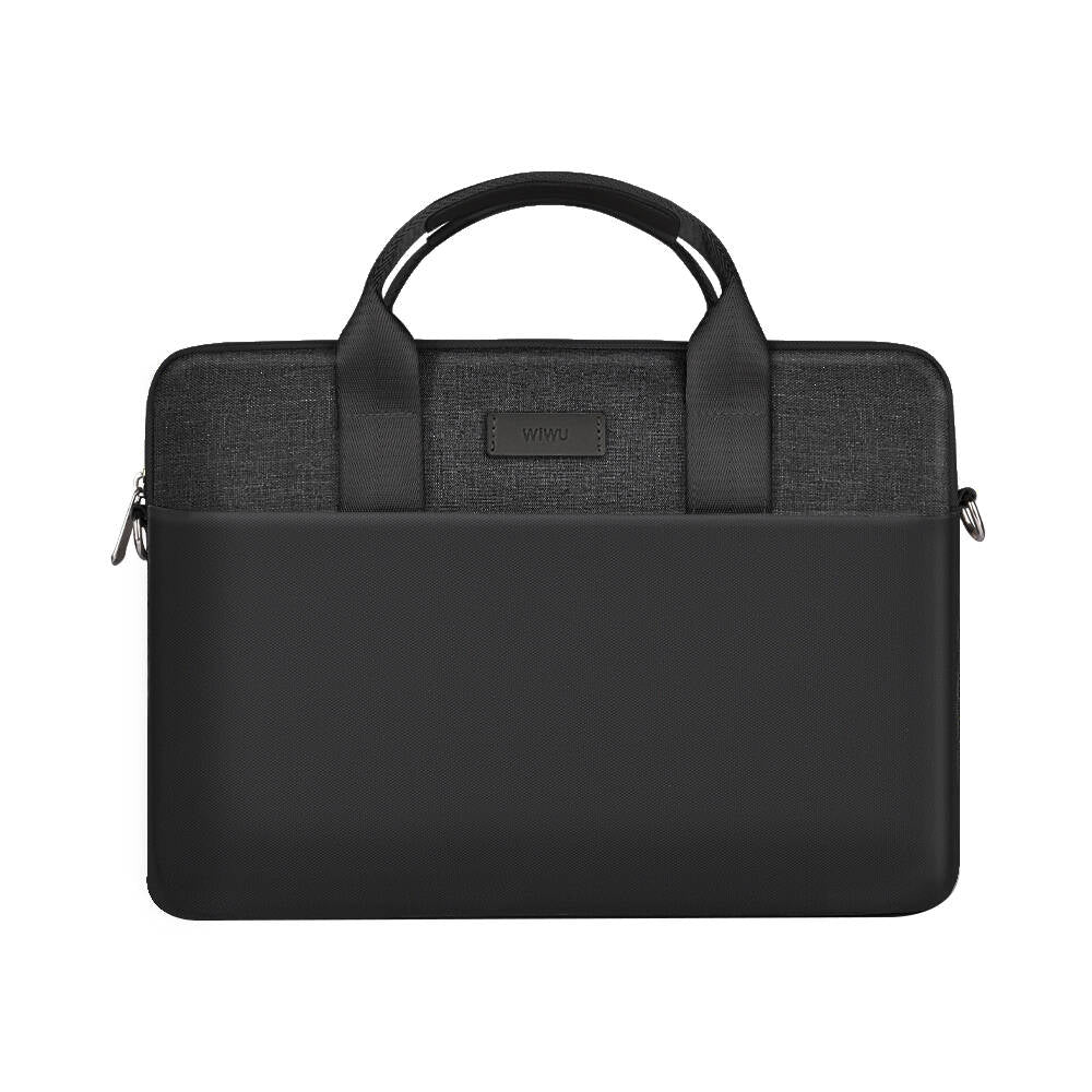 Wiwu Minimalist Taşınabilir Su Geçirmez Laptop Çantası Siyah