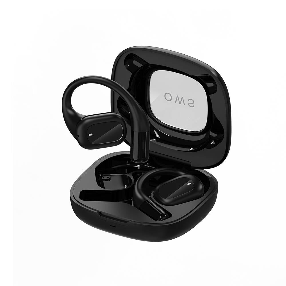 Wiwu O100 Openbuds OWS Kulak İçi Bluetooth v5.3 Kulaklık Siyah