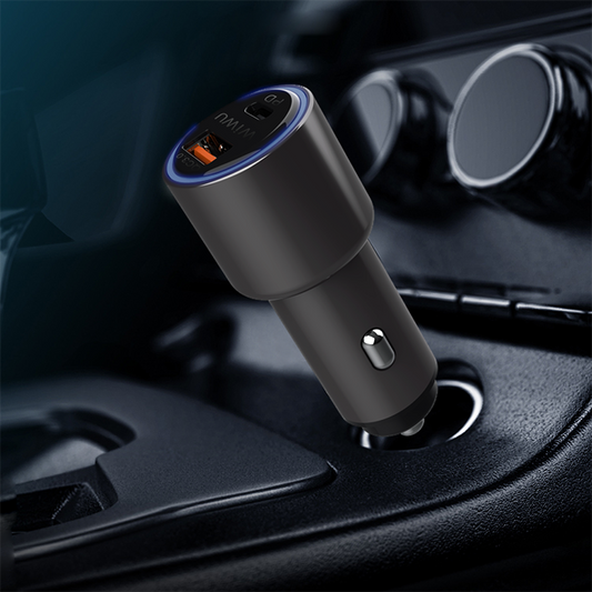 Wiwu PC100 Araç Şarjı Gri